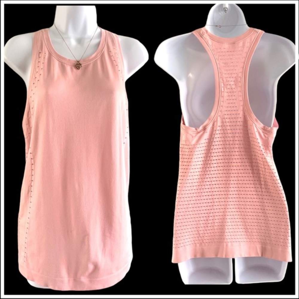 Victoria’s Secret Light Pink Racerback Active Tank, Ventilated, Size Large